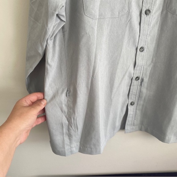 WIND RIVER No Fly Zone Mosquito Repellent Women's Grey Shirt Size XL - Picture 4 of 14